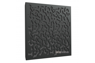 Акустична панель Ecosound Boomerang HDF-Black 50 х 50 см 33 мм чорна