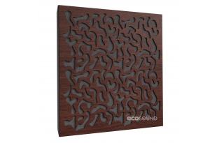 Акустична панель Ecosound Boomerang Wenge 50 х 50 см 33 мм коричнева