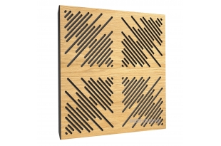 Акустична панель Ecosound 4Diagonals Sherwood-Oak 50 х 50 см 33 мм світлий дуб