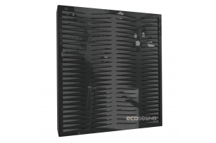 Акустична панель Ecosound Backgammon Plastic Black 50 х 50 см 33 мм чорна