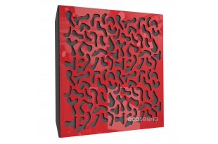 Акустична панель Ecosound Boomerang Plastic Red 50 х 50 см 53 мм червона
