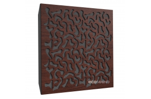 Акустична панель Ecosound Boomerang Wenge 50 х 50 см 53 мм коричнева