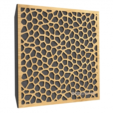 Купить акустическая панель ecosound econet cream 50х50 см 53мм цвет светлый  дуб по низкой цене