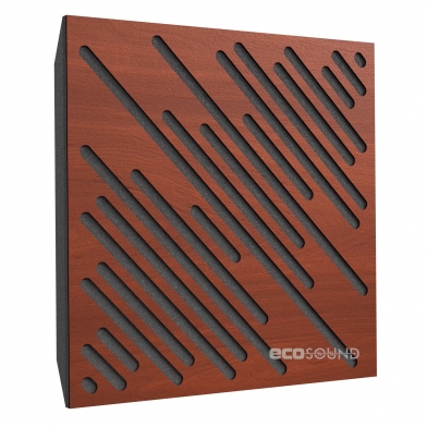 Купить акустическая панель ecosound diagonal apple-locarno 50 х 50 см 53 мм коричневая по низкой цене