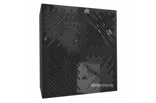 Акустична панель Ecosound 4Diagonals Plastic Black 50 х 50 см 53 мм чорна