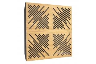 Акустическая панель Ecosound 4Diagonals Sherwood-Oak 50 х 50 см 53 мм светлый дуб