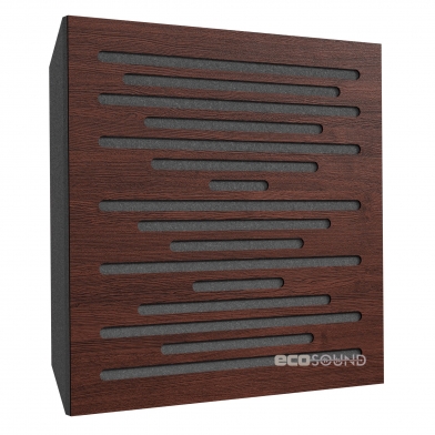 Купить акустическая панель ecosound ecowave brown 50х50 см 73мм коричневый по низкой цене