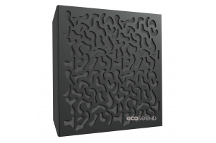 Акустична панель Ecosound Boomerang HDF-Black 50 х 50 см 73 мм чорна