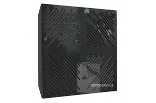 Акустична панель Ecosound 4Diagonals Plastic Black 50 х 50 см 73 мм чорна