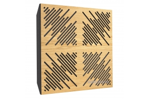 Акустическая панель Ecosound 4Diagonals Sherwood-Oak 50 х 50 см 73 мм светлый дуб