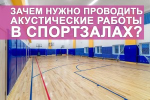 Зачем нужно проводить акустические работы в спортзалах? 