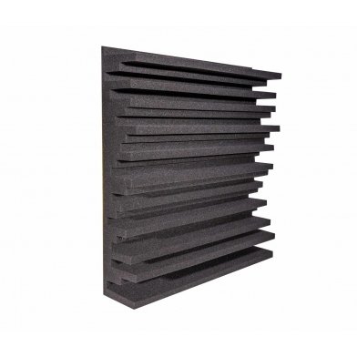 Купить панель из акустического поролона ecosound manhattan mini. 100мм 50х50см цвет черный графит по низкой цене