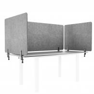Комплект Настольныч акустическаих ширм  Ecosound Felt 1200 х 600 1 шт+ 600х600 2шт light grey  цвет размер в ассортименте
