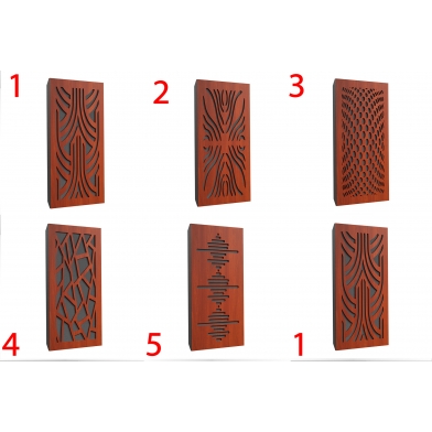 Купить акустическая панель ecosound aurora wood 50x25см 33мм цвет в ассортименте по низкой цене