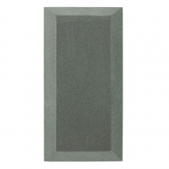 Бархатная акустическая панель из акустического поролона Ecosound Velvet Grey 50х25см 50мм. Цвет серый