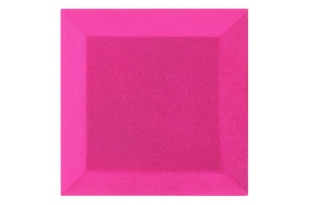 Бархатная акустическая панель из акустического поролона Ecosound Velvet Pink 25х25см 50мм Цвет розовый