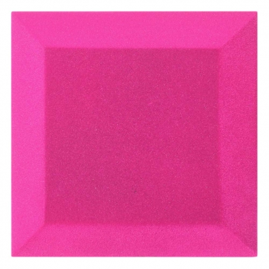 Бархатная акустическая панель из акустического поролона Ecosound Velvet Pink 25х25см 50мм Цвет розовый
