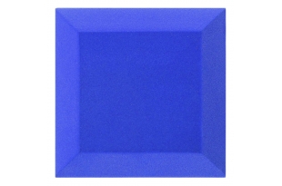 Бархатная акустическая панель из акустического поролона Ecosound Velvet Blue 25х25см 50мм. Цвет синий