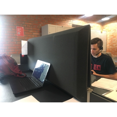 Купить акустическая ширма -накладка для офисных столов ecosound quadro screen multicolor 100х50 см 50мм по низкой цене