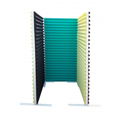 Купить акустическая ширма ecosound acoustic pyramid 200х100 dark grey по низкой цене