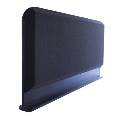 Купить настольная акустическая ширма для офисных столов ecosound rounded screen 1200 х 600 черный графит по низкой цене
