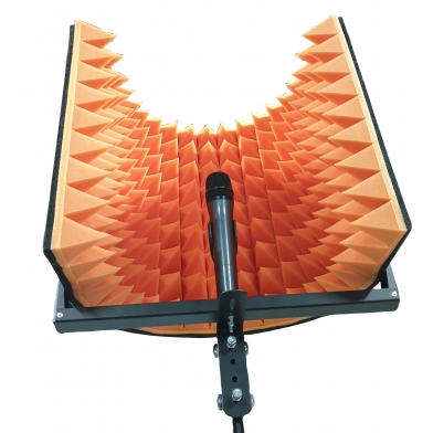 Купить акустический экран для микрофона ecosound l 50х50 см цвет оранжевый по низкой цене