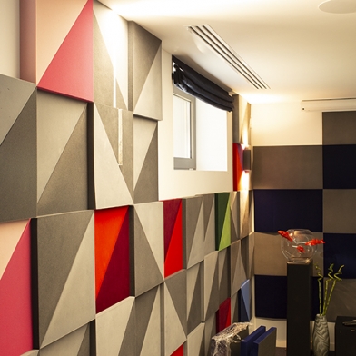 Купить акустическая плита треугольник ecosound pistacho 500х500х30мм цвет зеленый по низкой цене