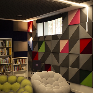 Купить акустическая плита треугольник ecosound pistacho 500х500х30мм цвет зеленый по низкой цене