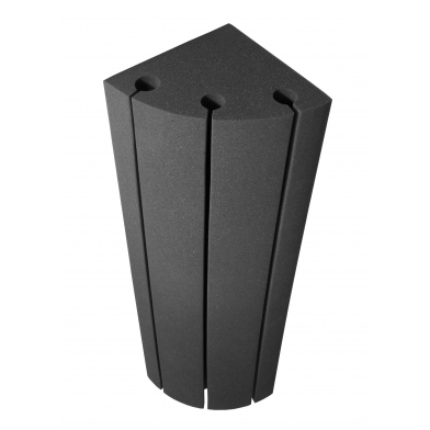 Купить бас ловушка угловая ecosound bass trap sector 1000х250х250 цвет черный графит по низкой цене