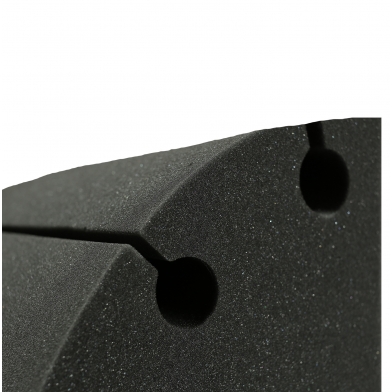 Купить бас ловушка угловая ecosound bass trap sector 500х250х250 цвет черный графит по низкой цене