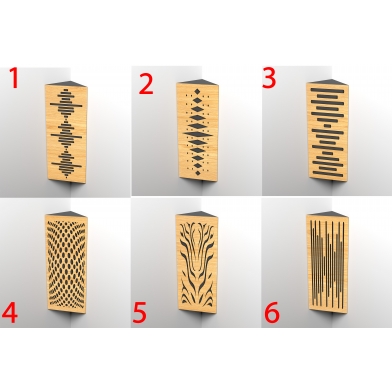 Купить бас ловушка ecosound bass trap mini ecowave-v wood 500x200x100 цвет в ассортименте по низкой цене