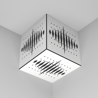 Басовая ловушка КУБ Ecosound Diamond spine wood 250x250x250 цвет в ассортименте