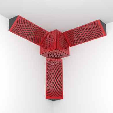 Купить комплект басовая ловушка ecosound vortex bass trap mini wood 500x200x100 3 шт + куб цвет в ассортименте по низкой цене