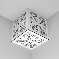 Басовая ловушка КУБ Ecosound Lotus wood 250x250x250 цвет в ассортименте