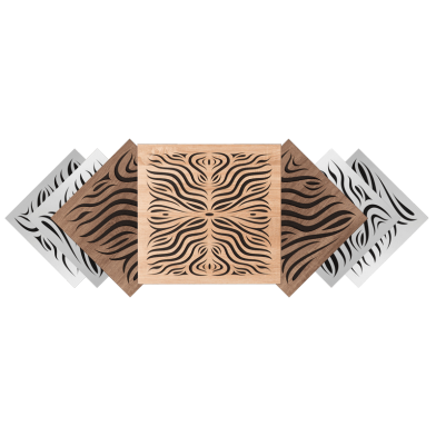 Купить акустическая панель ecosound chimera f ebony&ivory 50x50см 53мм цвет черно-белый по низкой цене