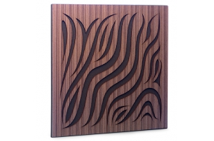 Акустична панель Ecosound Chimera Venge Contrast 50x50см 33мм колір коричневий в смужку 