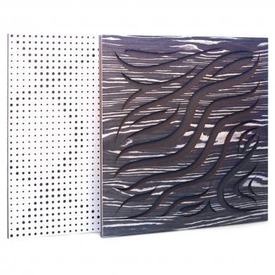 Купить акустическая панель ecosound chimera f ebony&ivory 50x50см 53мм цвет черно-белый по низкой цене