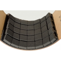 Демпфер-глушитель для барабанов Ecosound "Клетка"  50х50см цвет черный графит