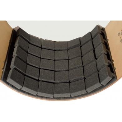 Купить демпфер-глушитель для барабанов ecosound "клетка"  50х50см цвет черный графит по низкой цене