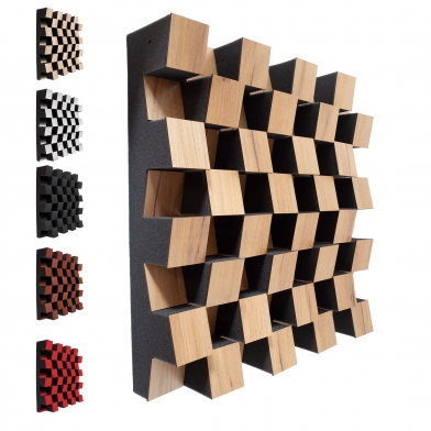 Купить акустический диффузор-рассеиватель ecosound ecodiff  8x8 50 х 50 см 103 мм  по низкой цене