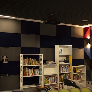 Купить акустическая плита ecosound doblorectang acqua 800х500х80мм цвет синий по низкой цене