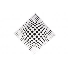 Акустическая панель Ecosound Lens white 50х50 см 33мм  Цвет белый