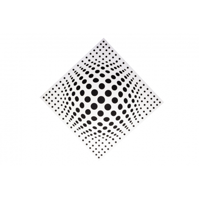 Акустическая панель Ecosound Lens white 50х50 см 33мм  Цвет белый