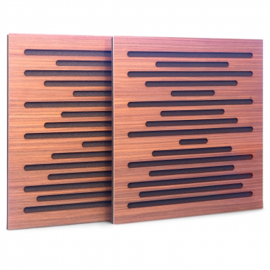 Купить акустическая панель ecosound ecowave zebrano 50x50см 33мм цвет крем по низкой цене