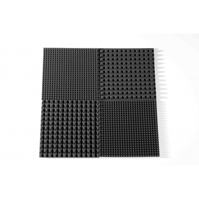 Купить панель из акустического поролона ecosound pyramid s 30мм, 50х50см цвет черный графит по низкой цене