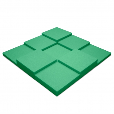 Купить панель из акустического поролона ecosound pattern green 60мм, 60х60см цвет зеленый по низкой цене