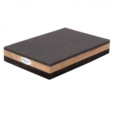 Купить подставки под акустические мониторы или сабвуффер ecosound acoustic stand pro. 53 мм 30х20 см  цвет черный графит по низкой цене