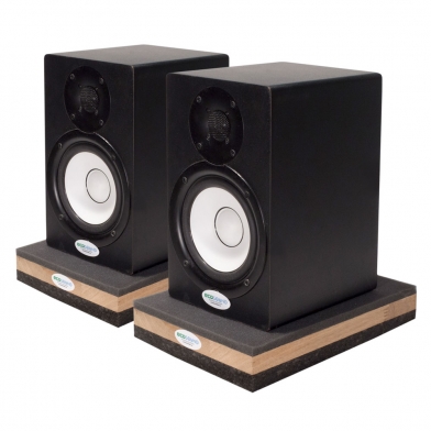 Купить подставки под акустические мониторы или сабвуффер ecosound acoustic stand pro. 53 мм 30х20 см  цвет черный графит по низкой цене