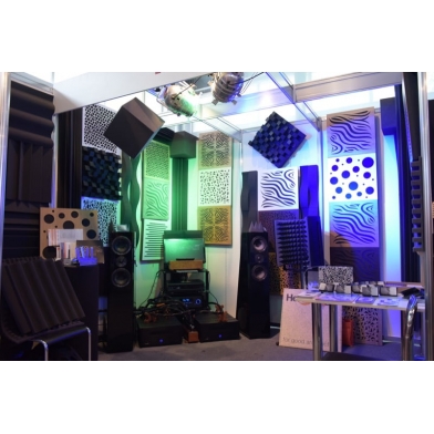 Купить акустическая панель ecosound chimera f ebony&ivory 50x50см 53мм цвет черно-белый по низкой цене