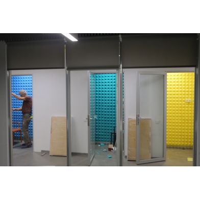 Купить панель из акустического поролона пирамида ecosound pyramid gain orange 70 мм.45х45см цвет оранжевый по низкой цене